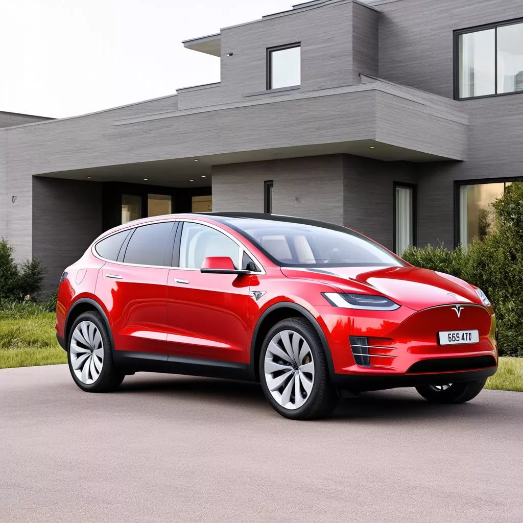 Xe Ô Tô Điện Tesla Model X: Vẻ Đẹp Hiện Đại và Công Nghệ Tiên Phong
