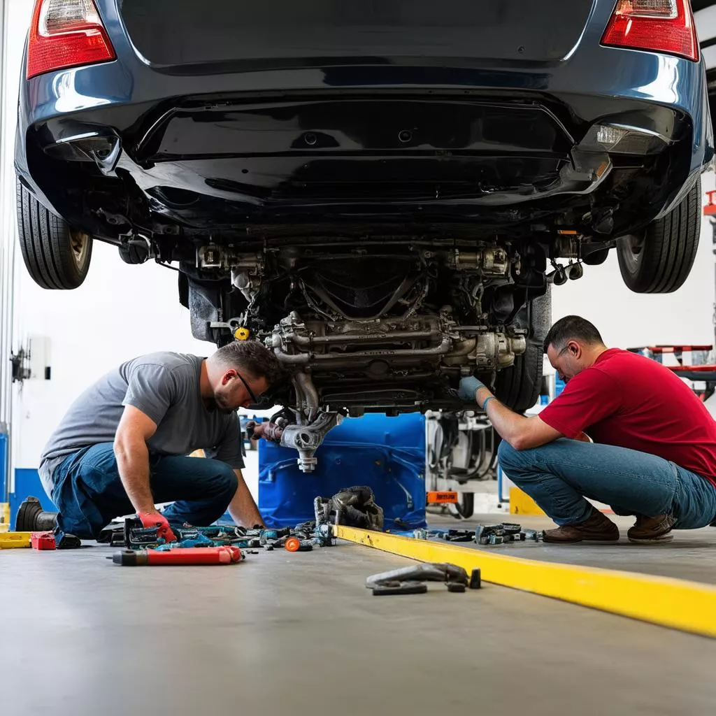 Thay bộ côn ô tô