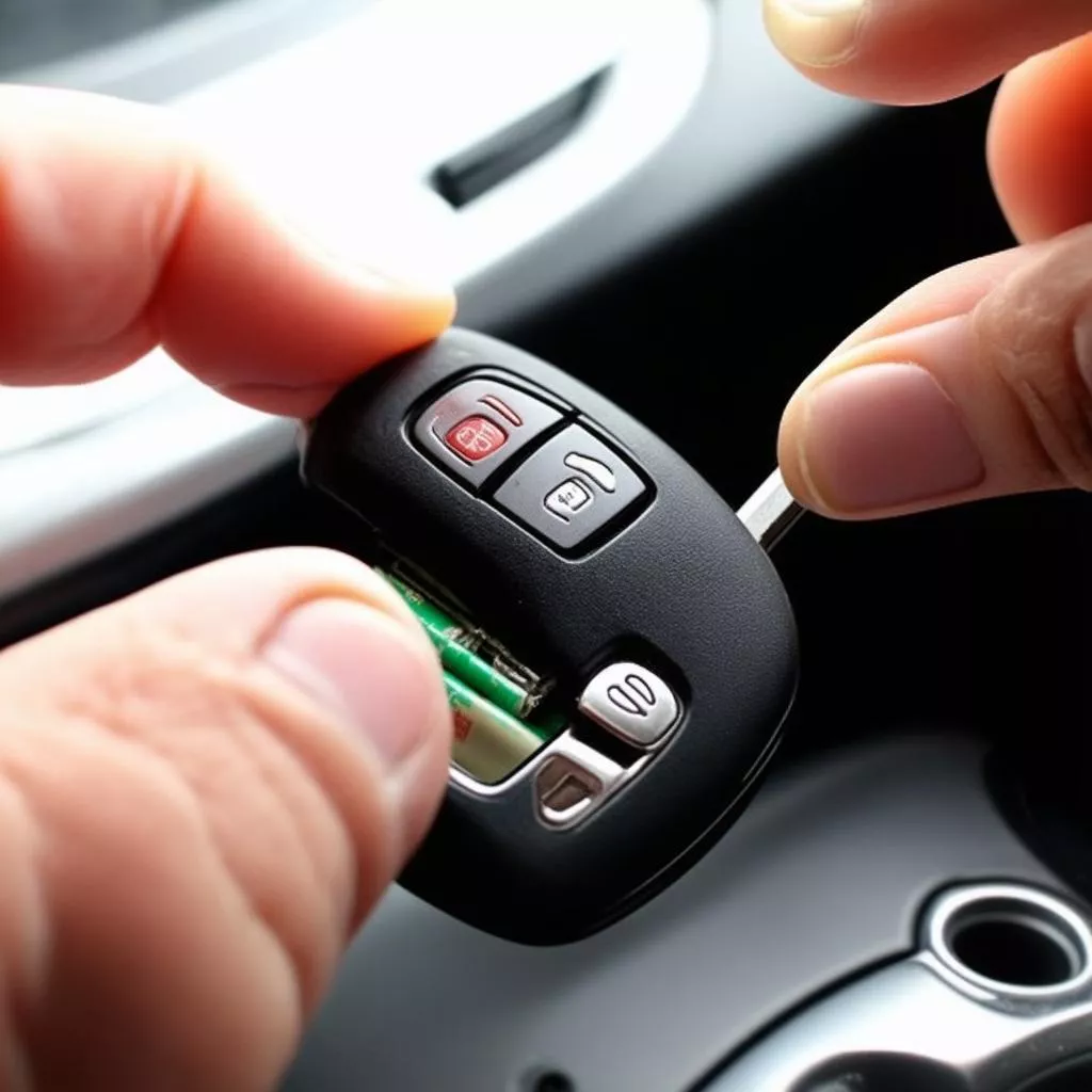 Hướng dẫn chi tiết cách thay pin chìa khóa ô tô Ford đơn giản tại nhà