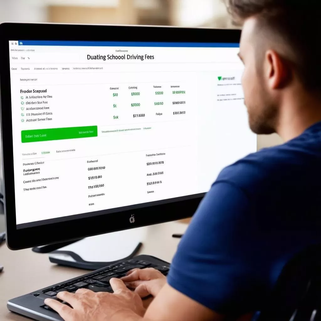 Theo dõi thông tin học phí lái xe