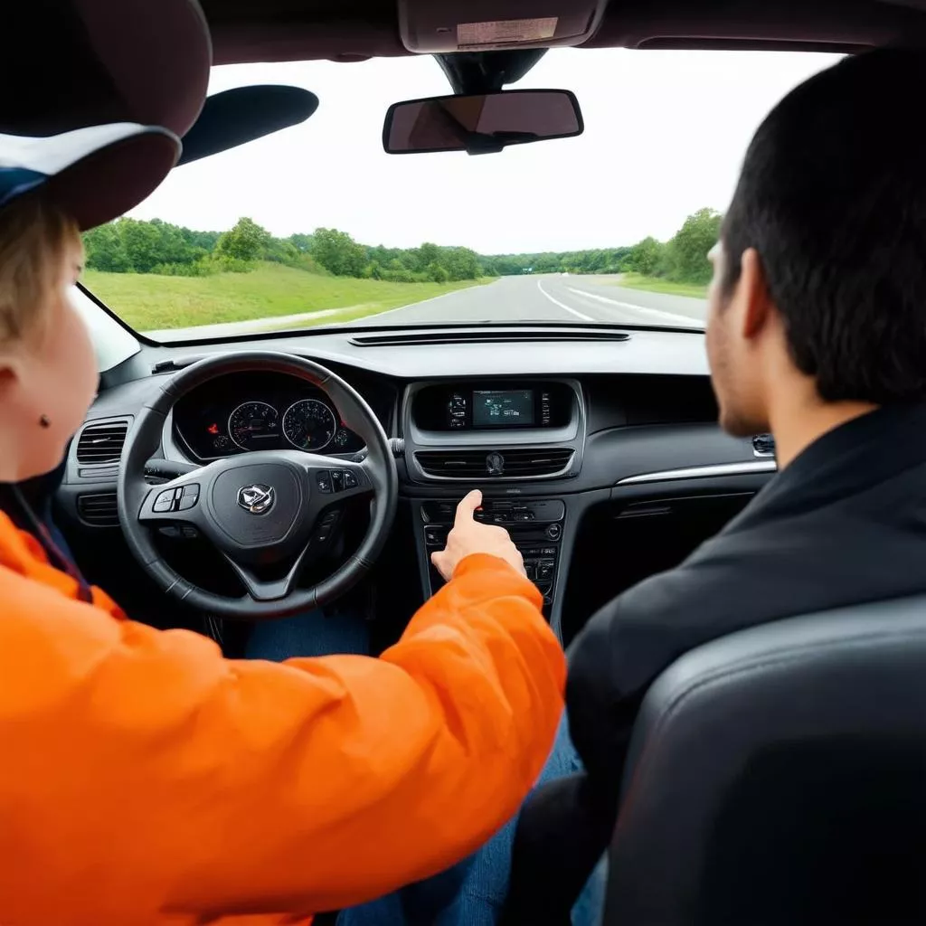 Driving practice test