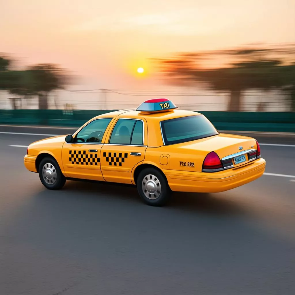 Giá xe taxi đường dài - Lăn bánh đường xa, ví không xẹp lép