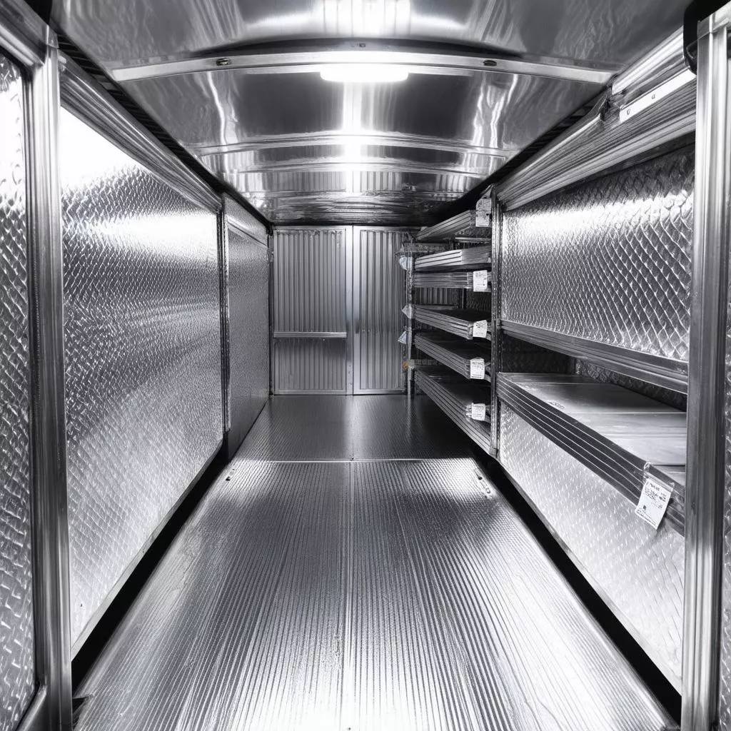 Refrigerated container of Hino truck