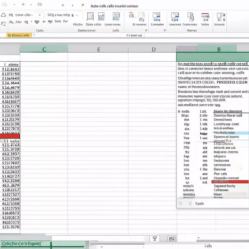 Guide to coloring cells in Excel