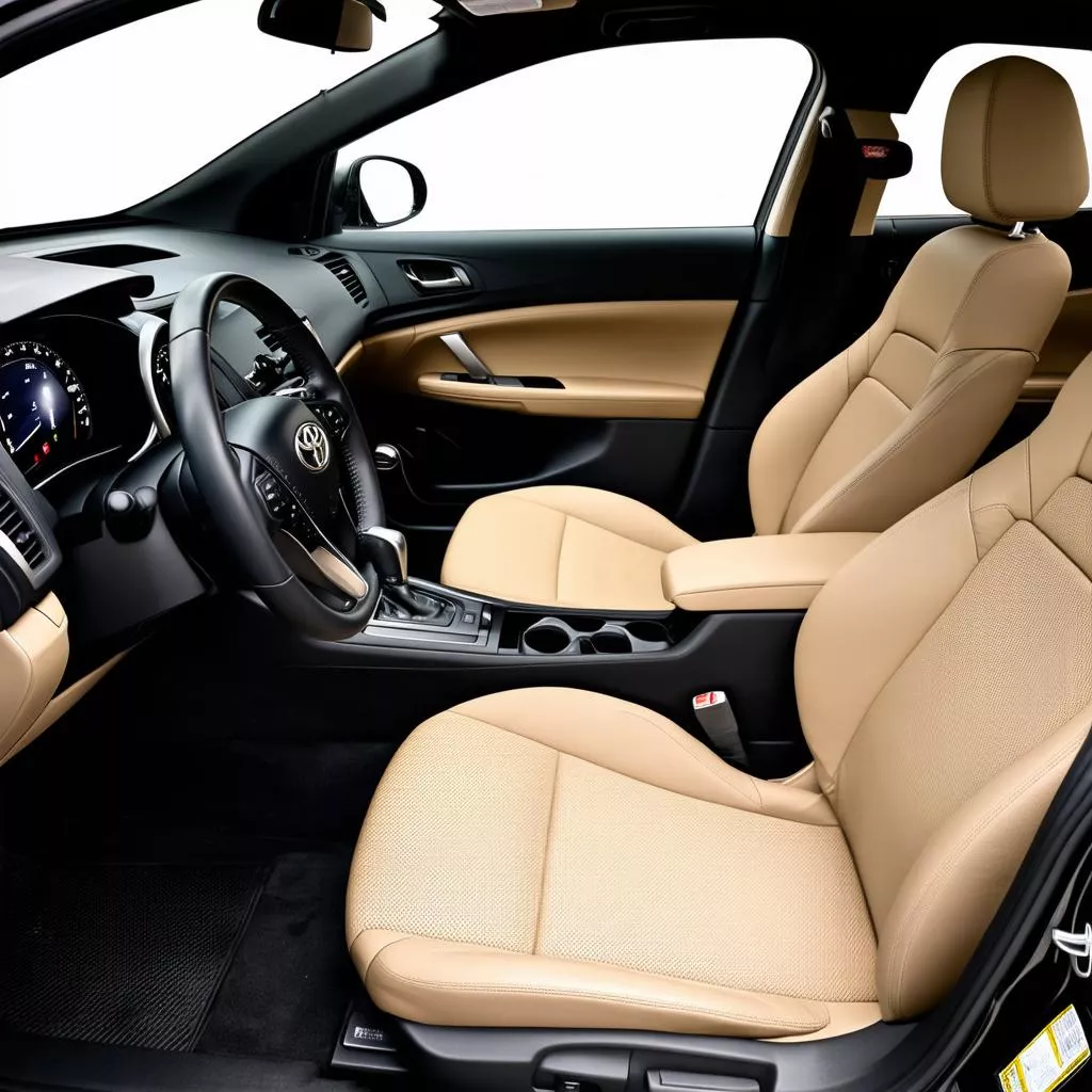 Toyota Altis 2018 nội thất màu kem