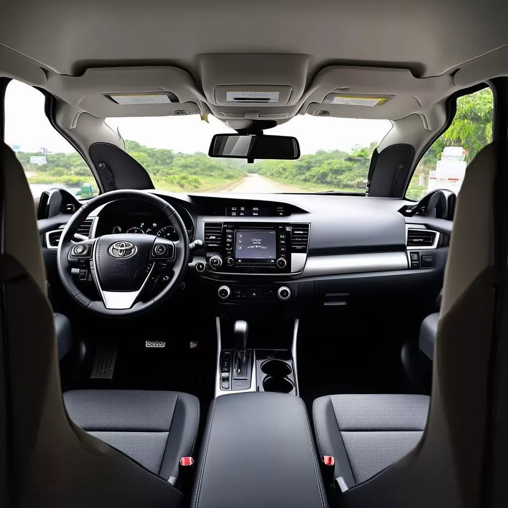 Nội thất Toyota Fortuner 2015