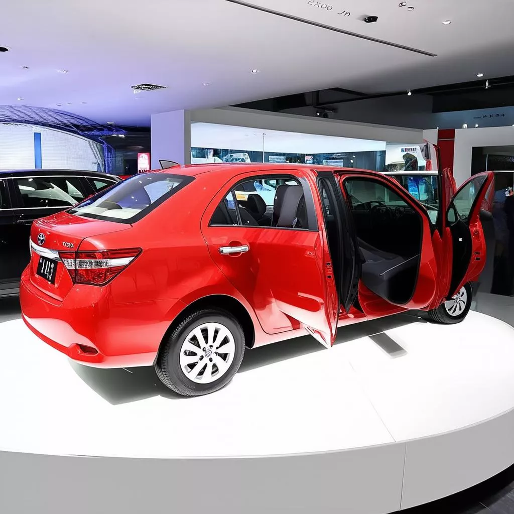 Toyota Vios showroom