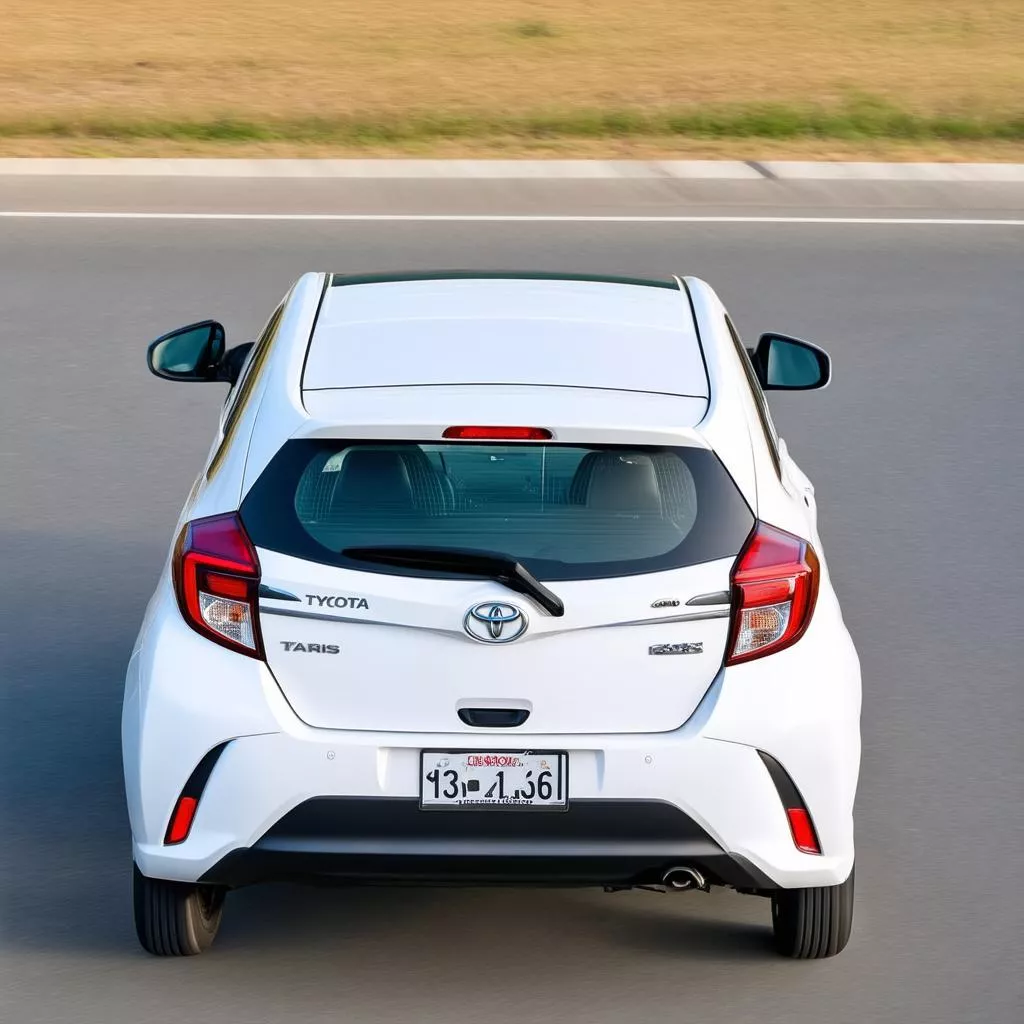 Toyota Yaris 2018 màu trắng