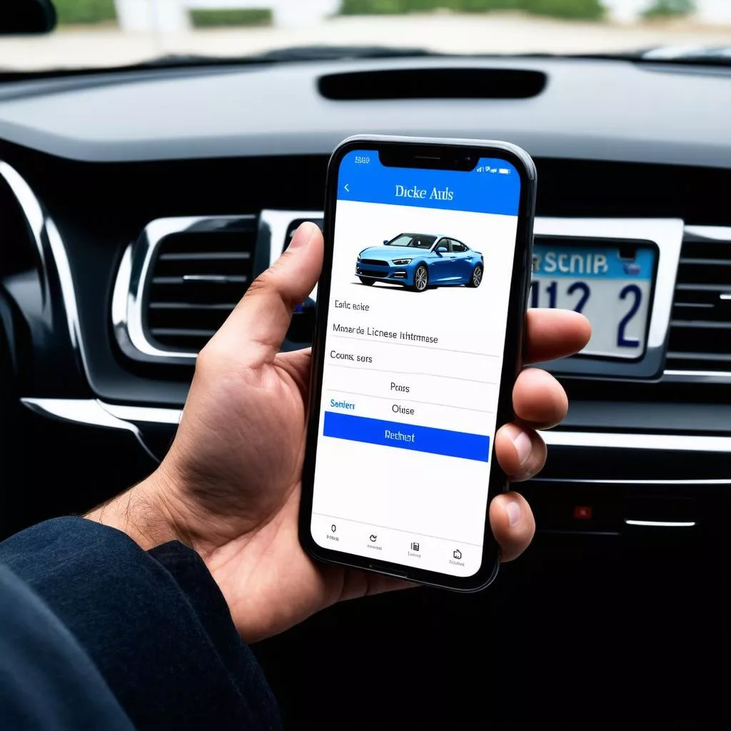 iPhone 車ナンバー検索アプリ：車の情報を簡単チェック