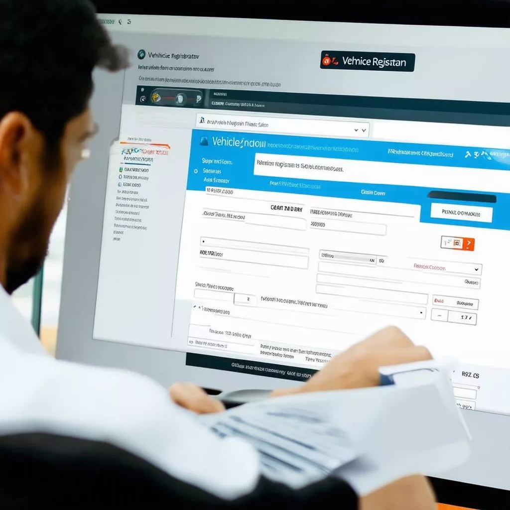 Online license plate lookup