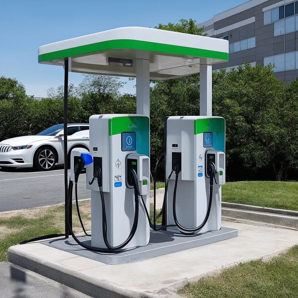 Electric vehicle charging station