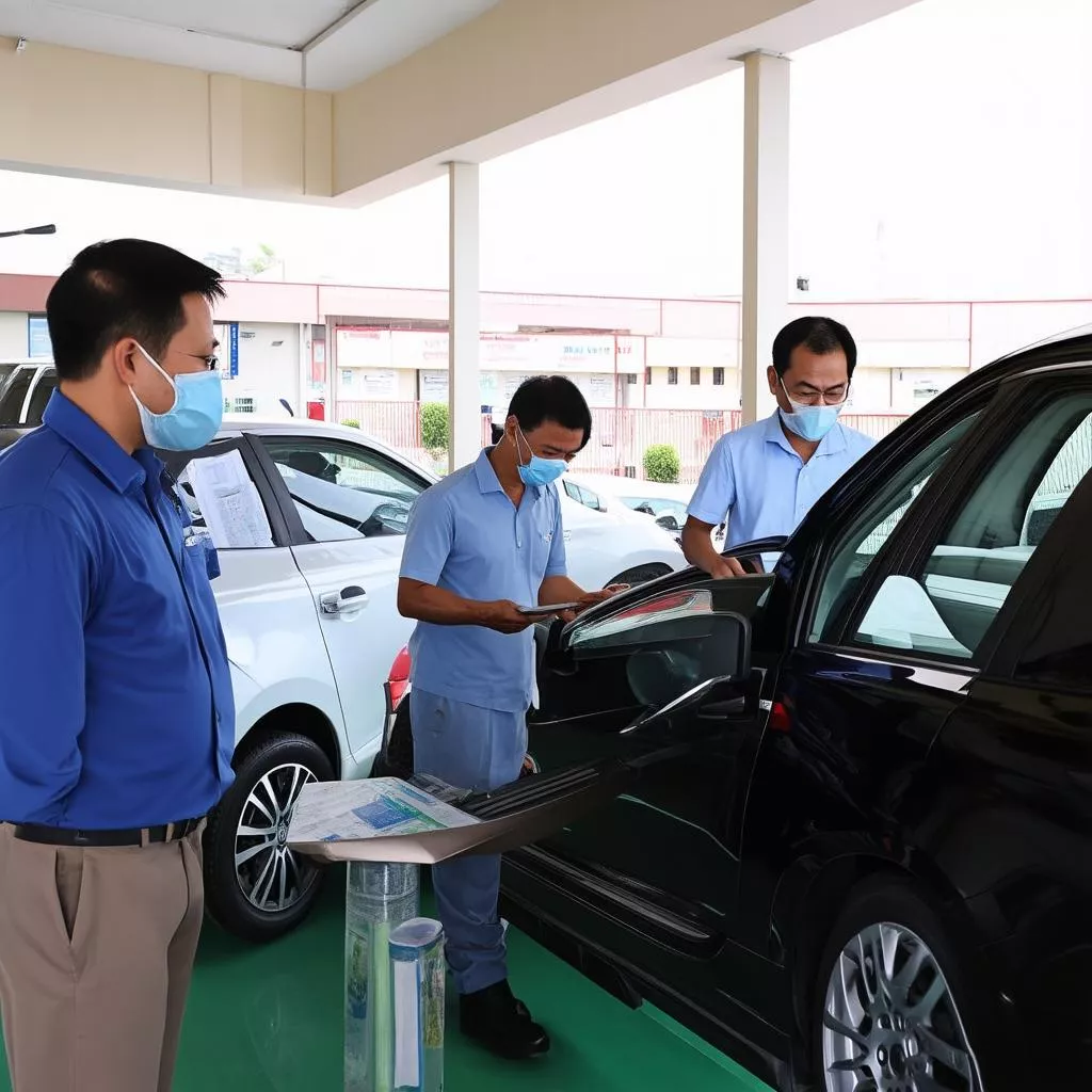 Vehicle inspection center