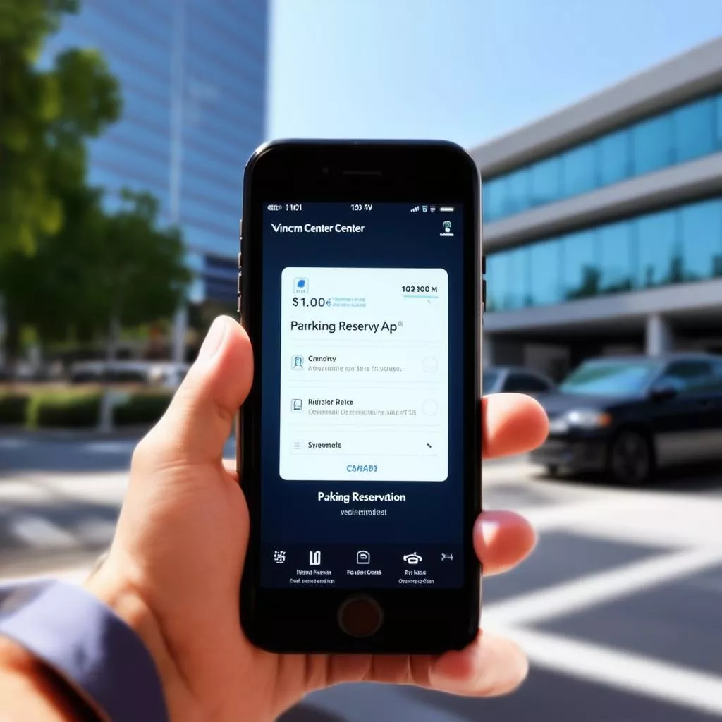 Parking reservation app