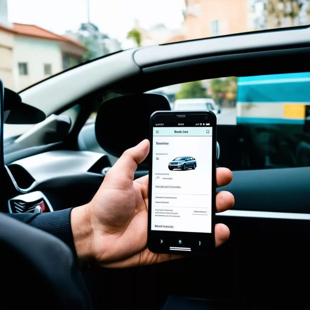 Ứng dụng đặt xe ô tô trực tuyến