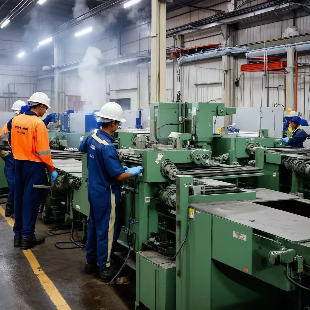 Hình ảnh minh họa ứng dụng nồi hơi 2 tấn trong sản xuất