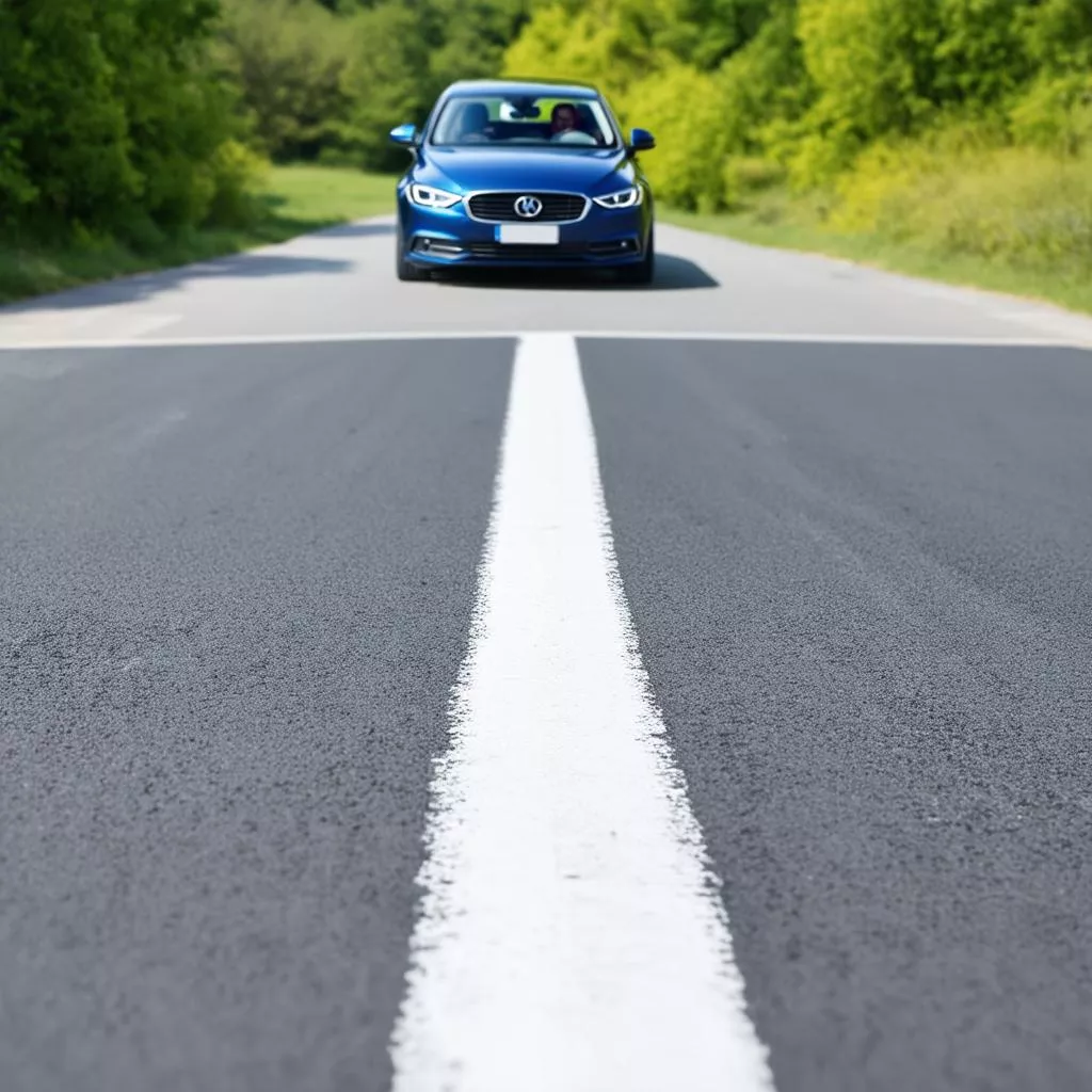 Ô tô đè vạch phạt bao nhiêu tiền? Những điều tài xế cần biết