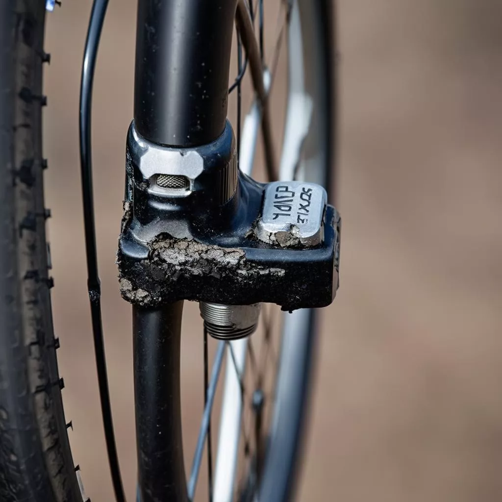 Van lốp xe đạp bị hư hỏng