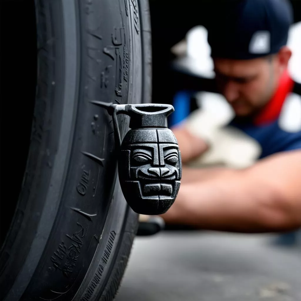 Van lốp xe hình lựu đạn Tiki: Khi phong cách "chất chơi" lên ngôi