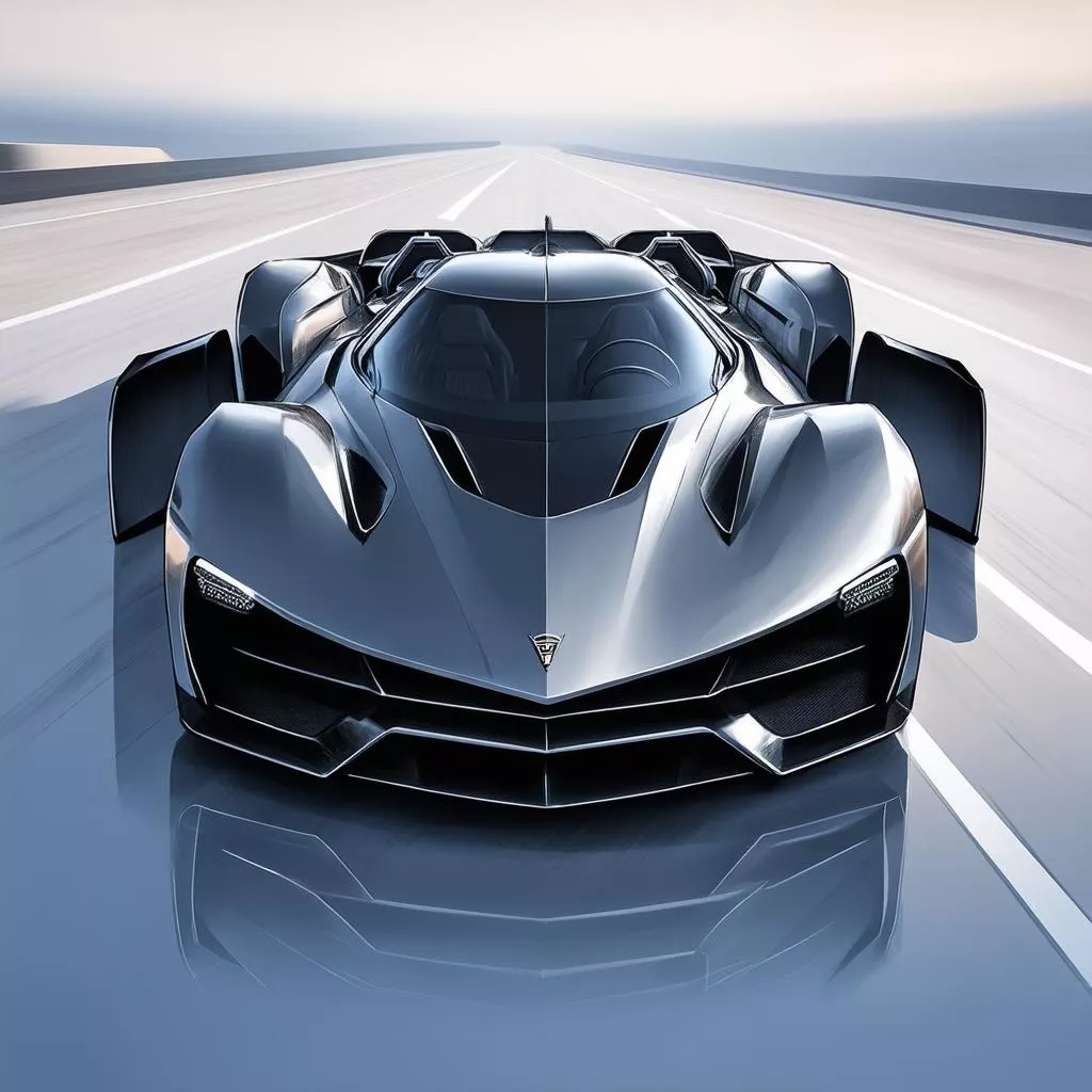 Vẽ Ô Tô Mơ Ước: Khi Bút Chì Khơi Nguồn Đam Mê Siêu Xe