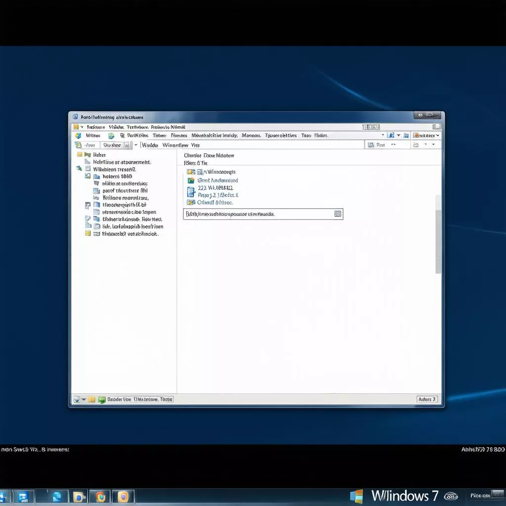 Giao diện Windows 7 32 bit