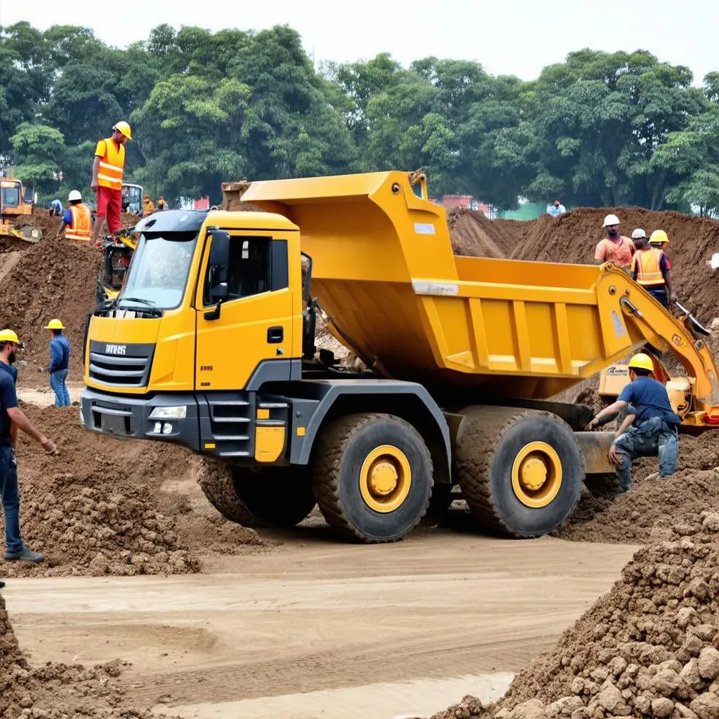 Xe Ben Tự Đổ 7 Tấn: Vua Công Trường Vững Chãi - Bền Bỉ