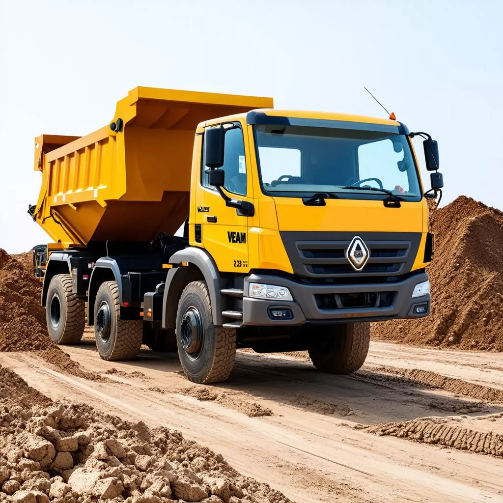 Xe ben 3 5 tấn VEAM: "Bạn đồng hành" đắc lực cho mọi công trình