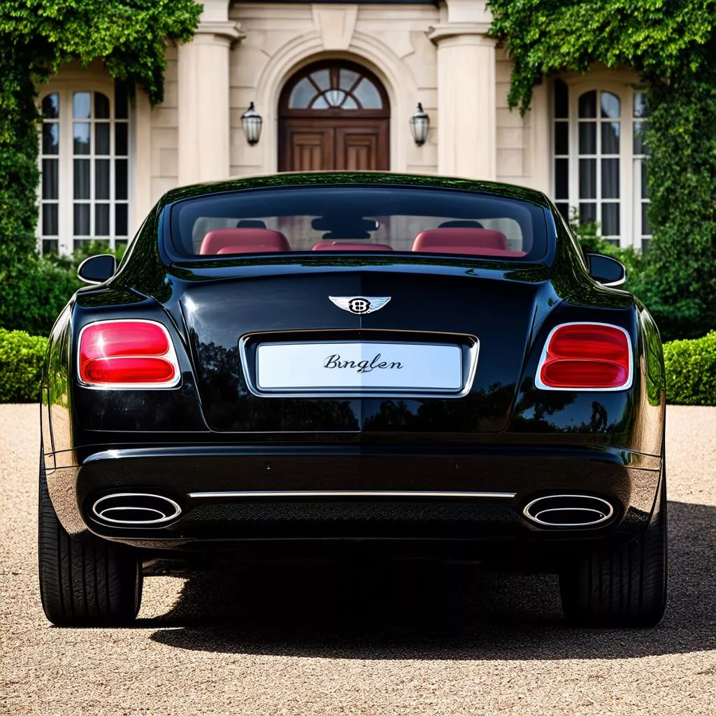 Xe Bentley màu đen sang trọng