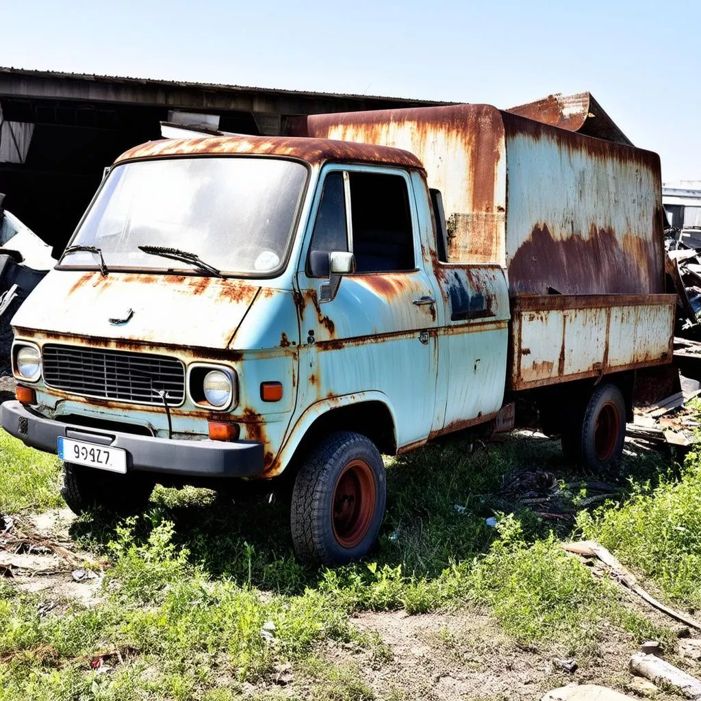 End-of-life Suzuki Carry Van
