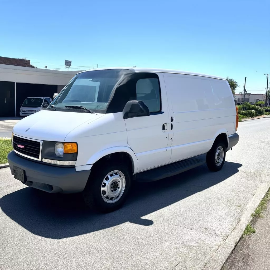 White van truck