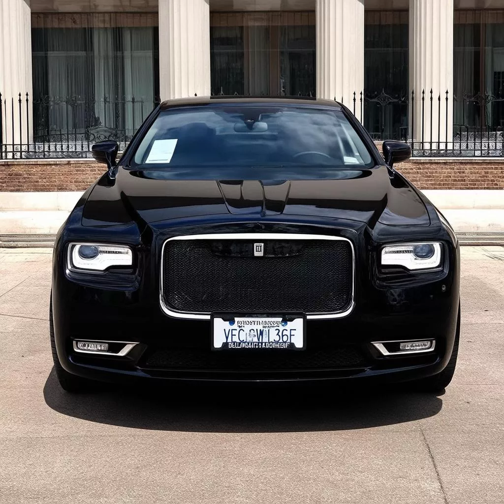 Carro com matrícula diplomática