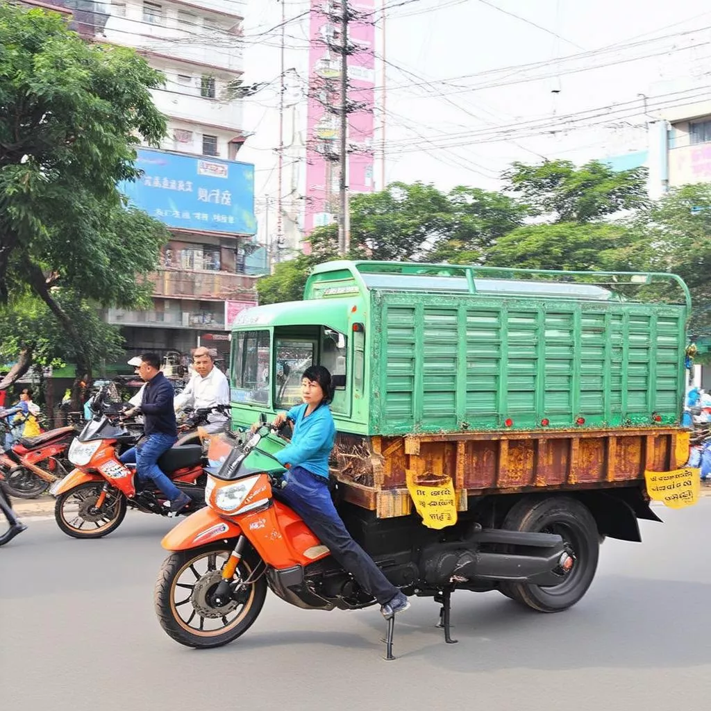 Hình ảnh về xe hơi nhập khẩu tại cảng