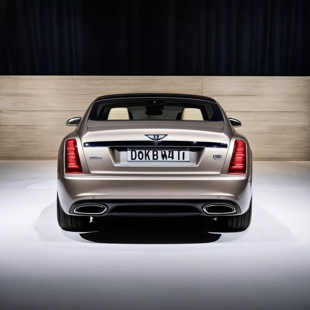 Auto con targa prestigiosa