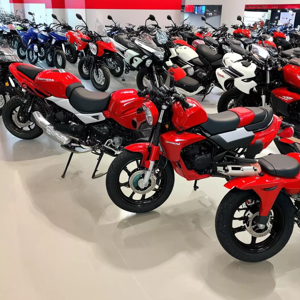 Hình ảnh nhiều mẫu xe máy Honda