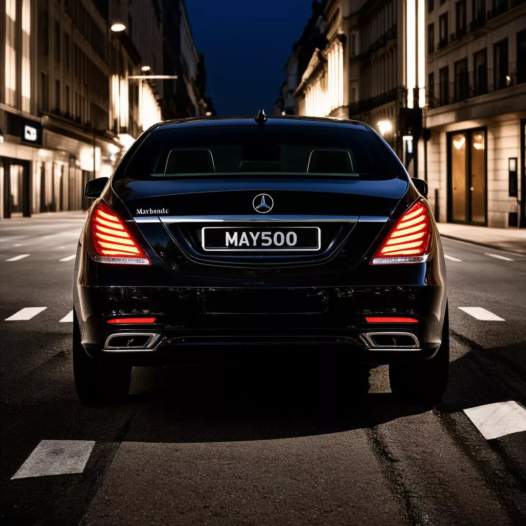 Xe Maybach S400 màu đen