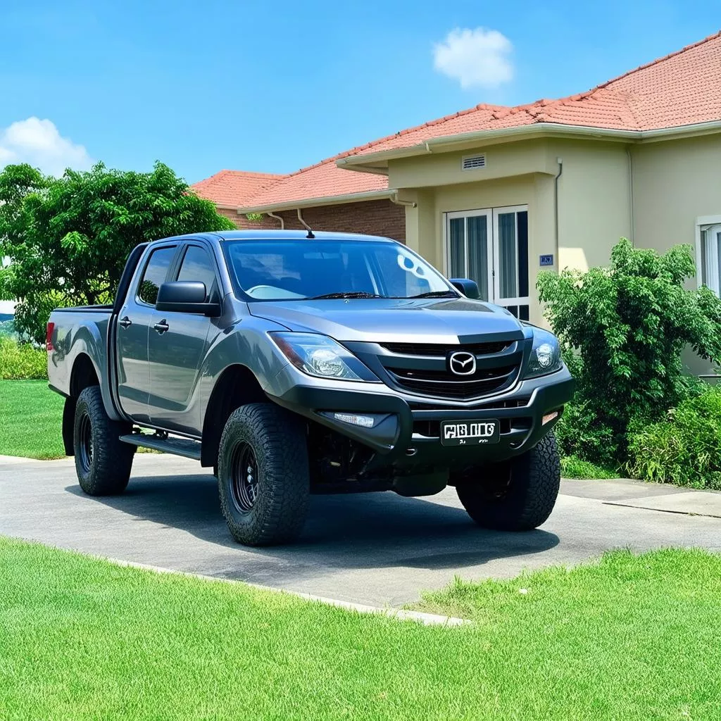 Xe Mazda BT50 2015 màu ghi