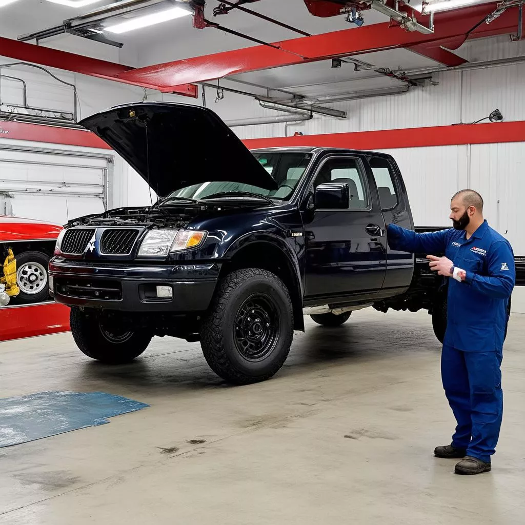 kiểm tra xe mitsubishi cũ