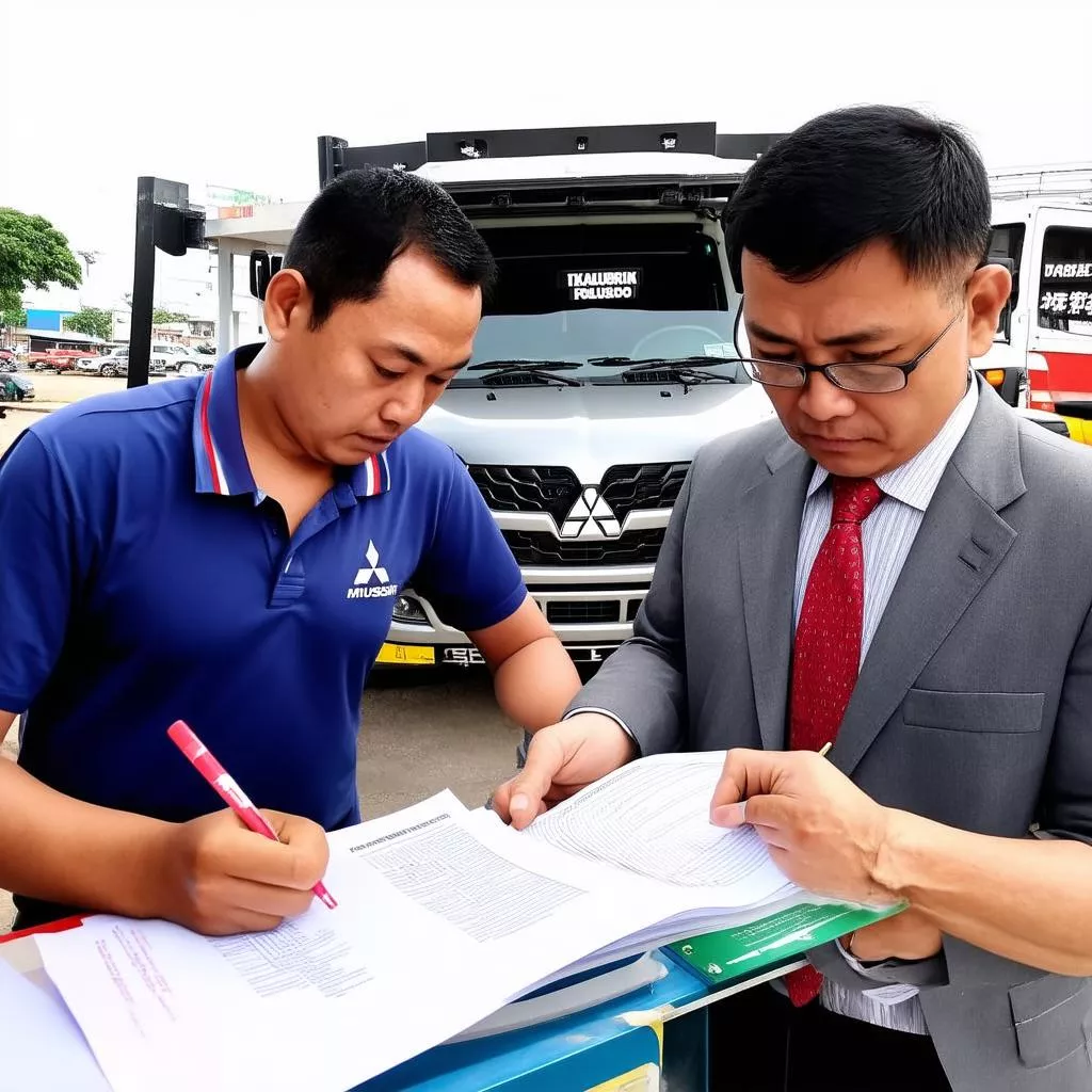 mua xe mitsubishi cũ