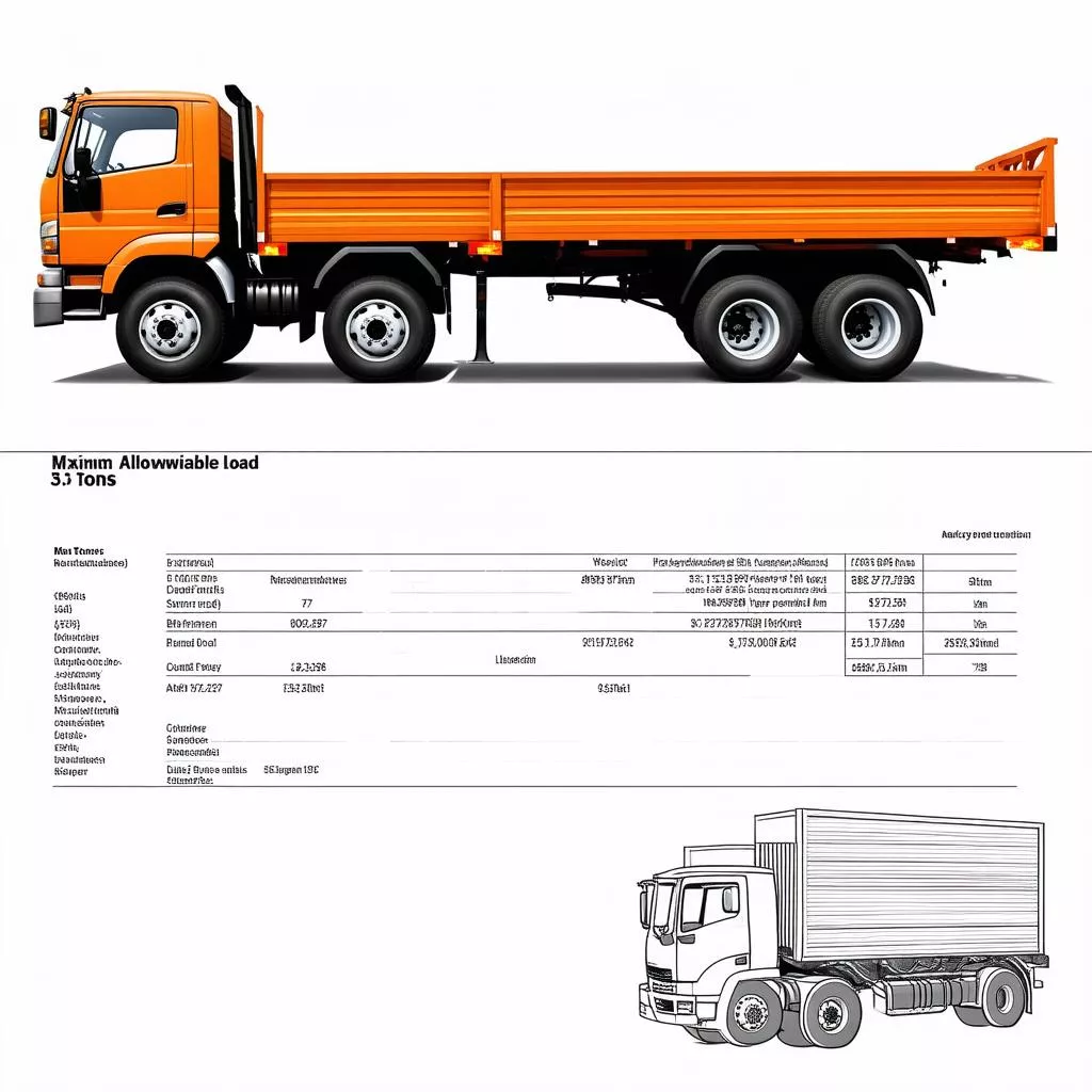 Xe tải 3.5 tấn tải trọng cho phép