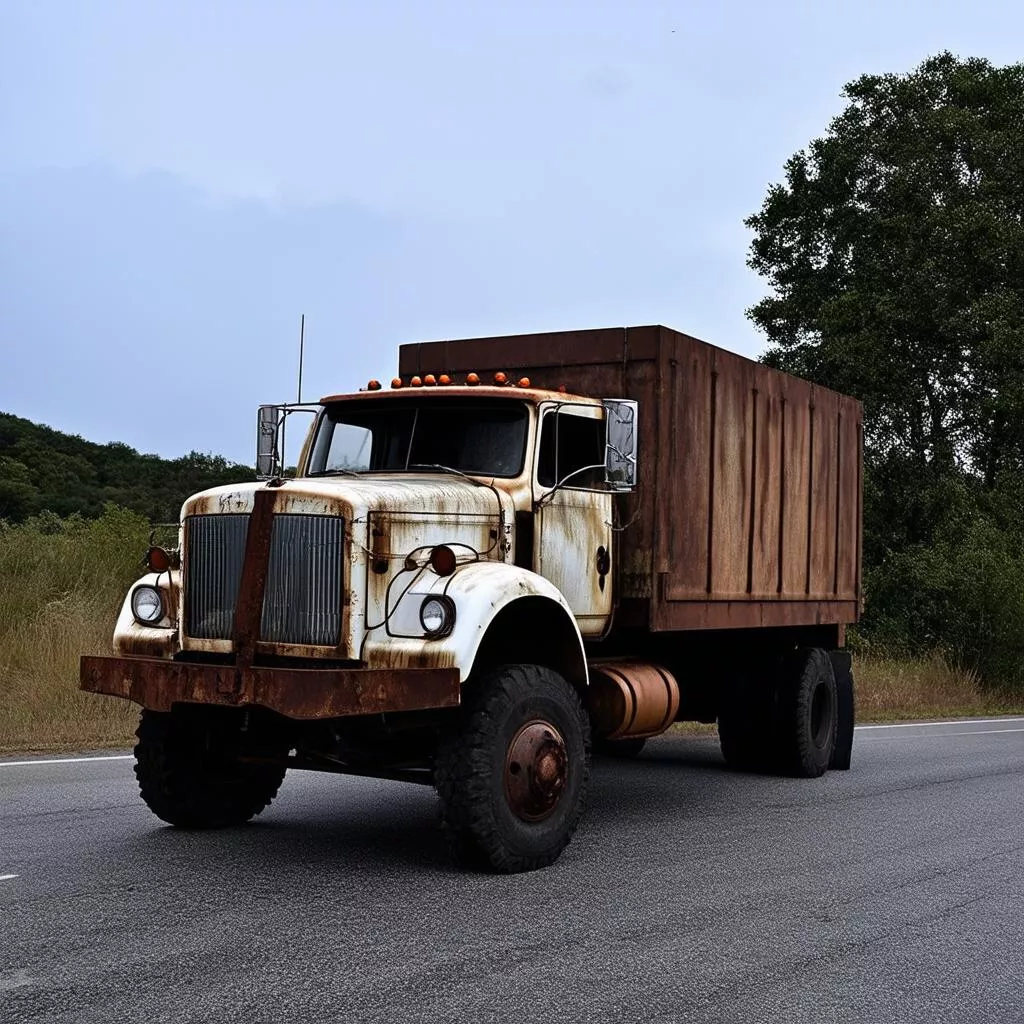 xe tải bị ma ám