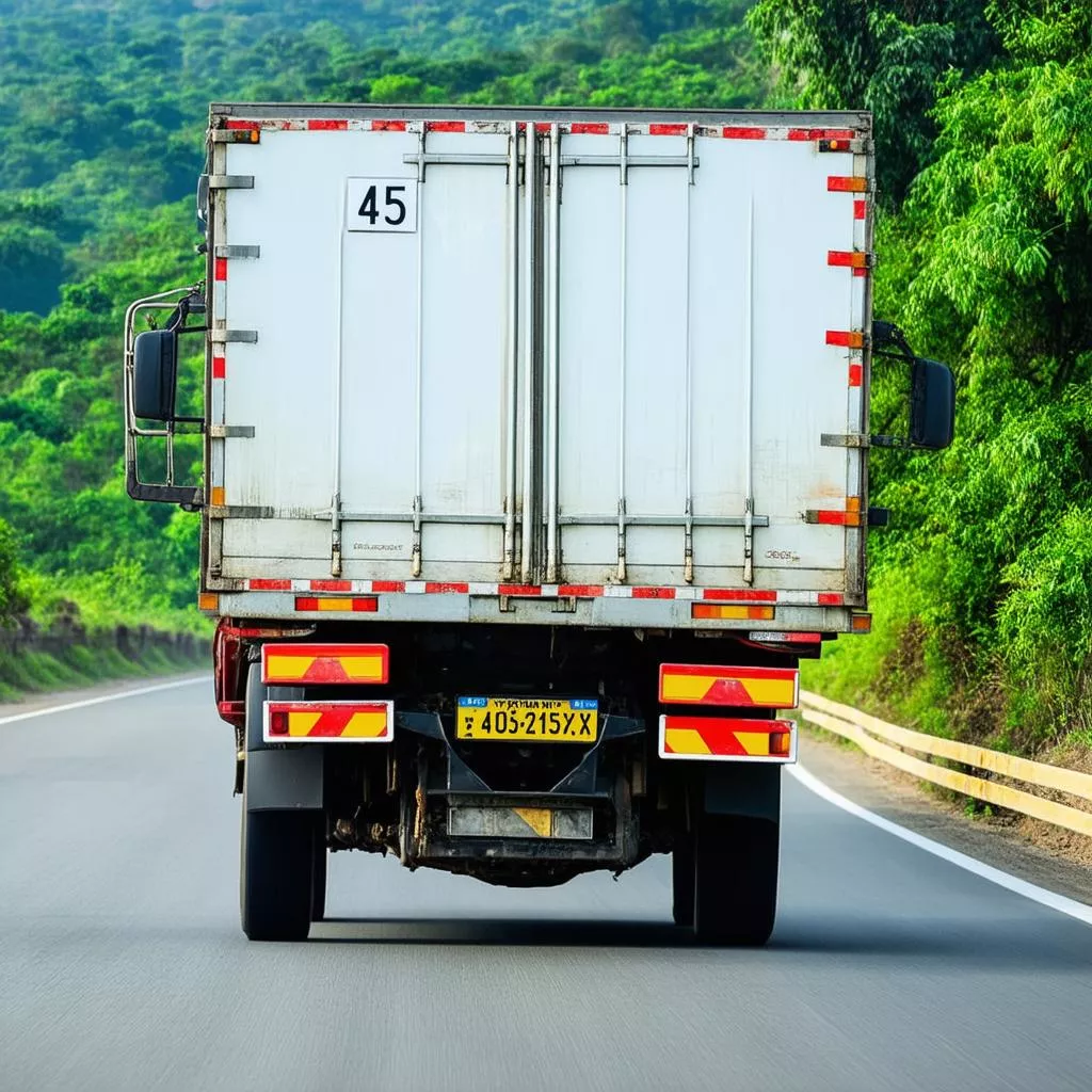 Xe tải biển số 45