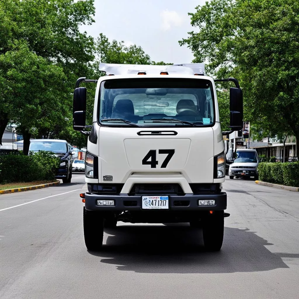 47 नंबर प्लेट वाला ट्रक