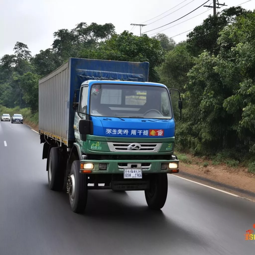 Xe tải biển số đẹp