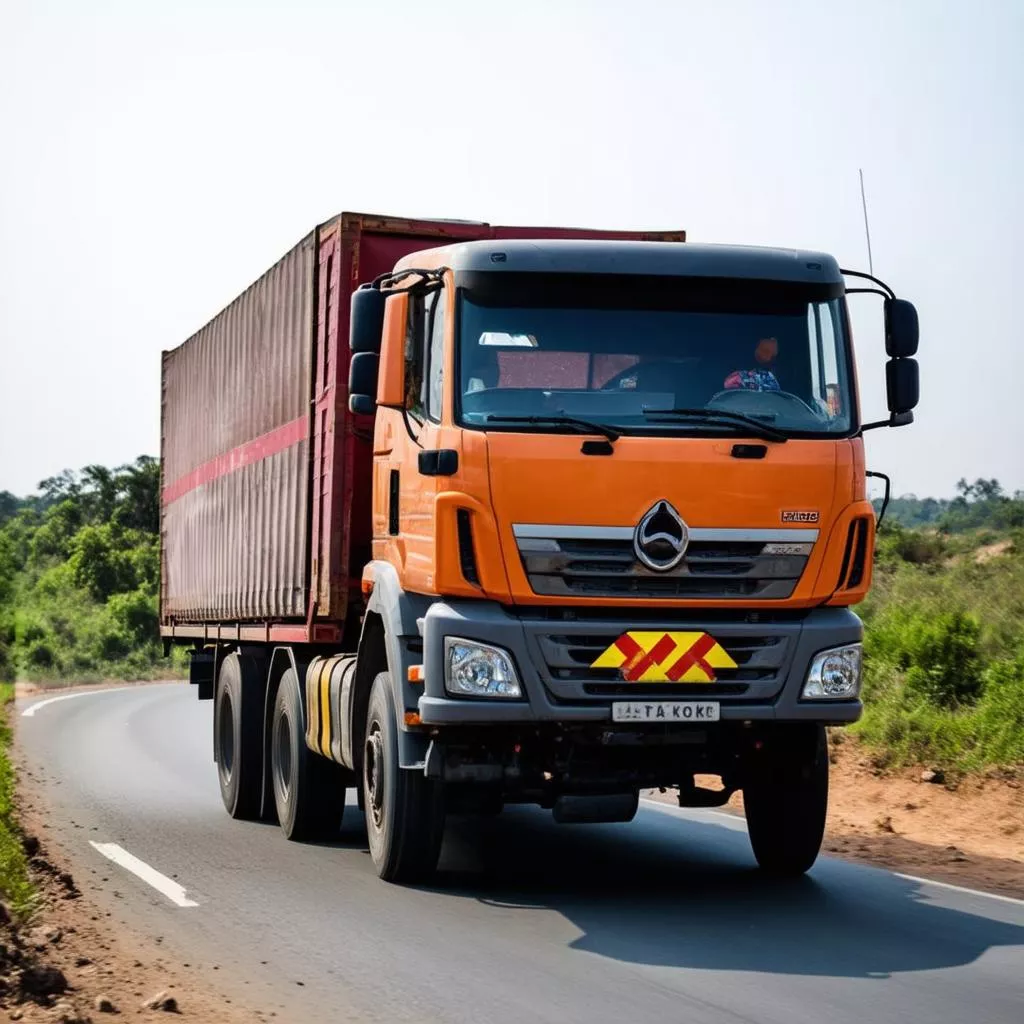 Xe tải chở hàng