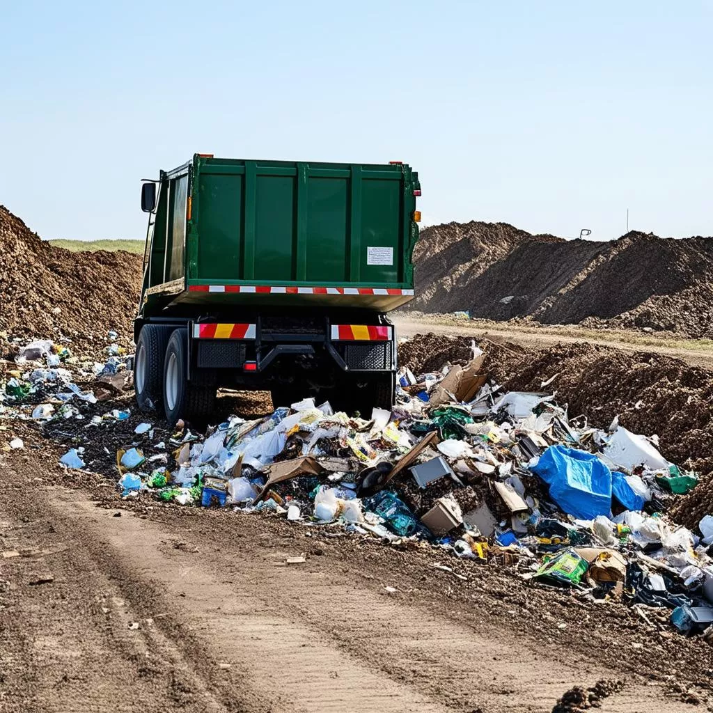 Xe tải chở rác