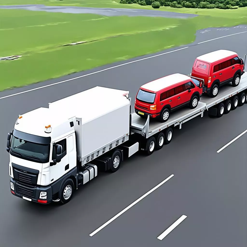 Xe tải chở xe ô tô: Vua vận chuyển linh hoạt trên mọi cung đường