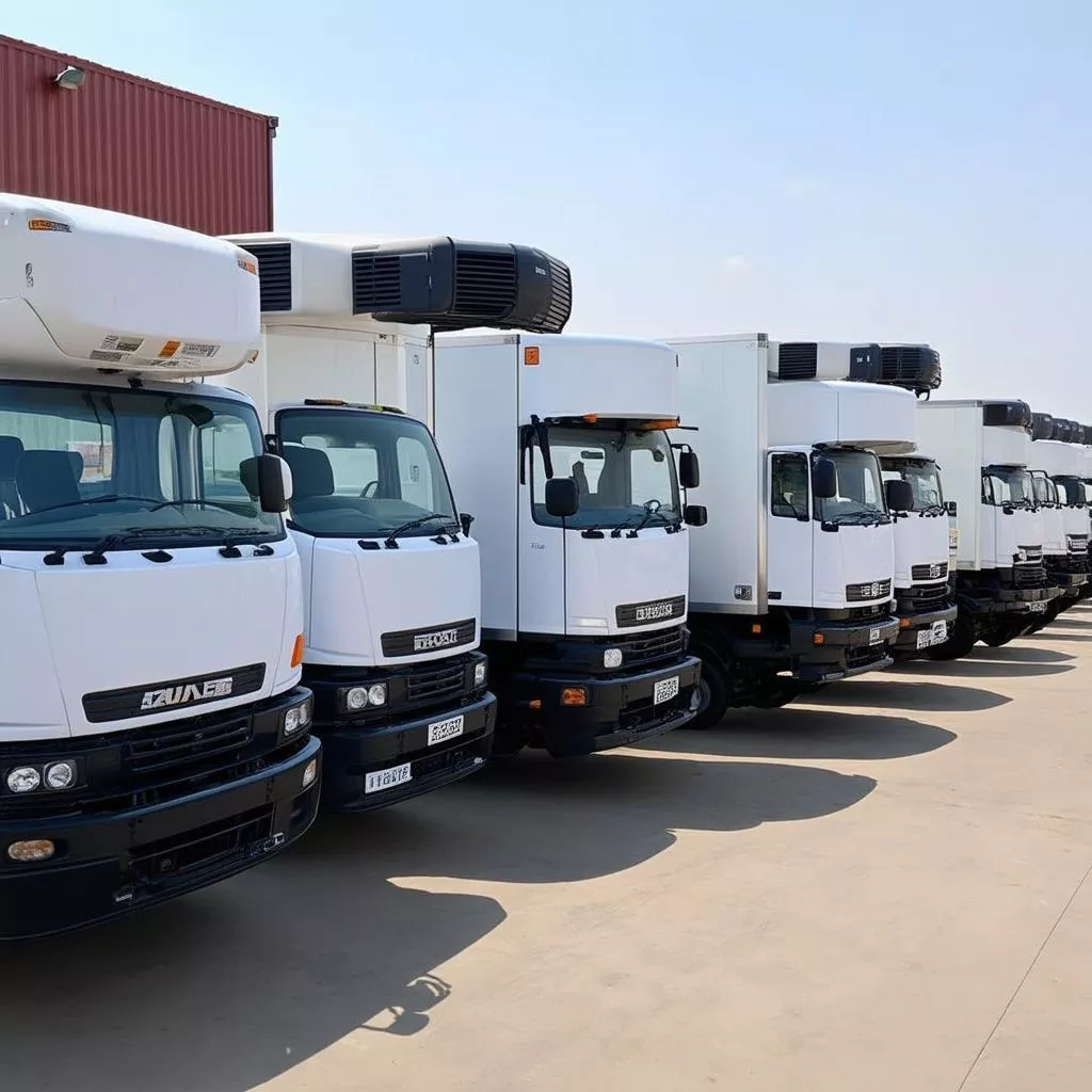 Các dòng xe tải đông lạnh