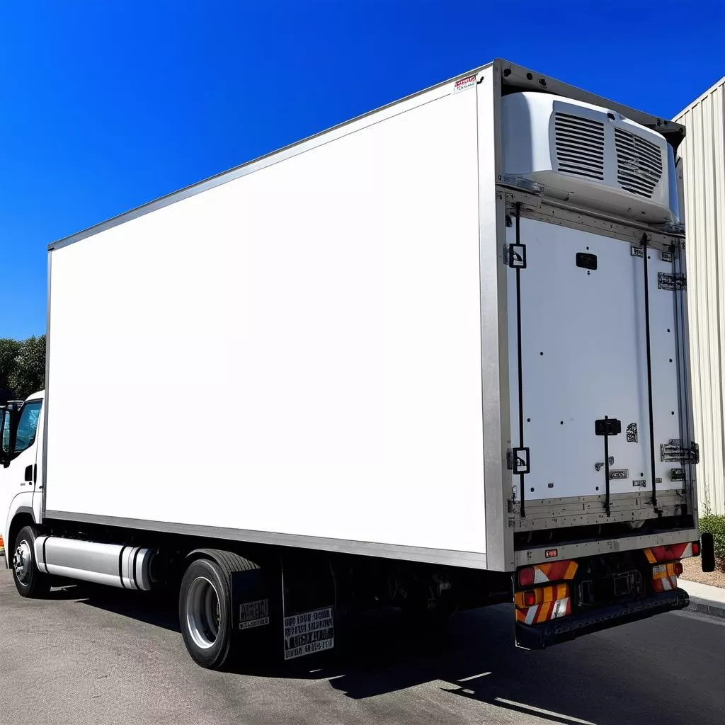 Modern refrigerated truck