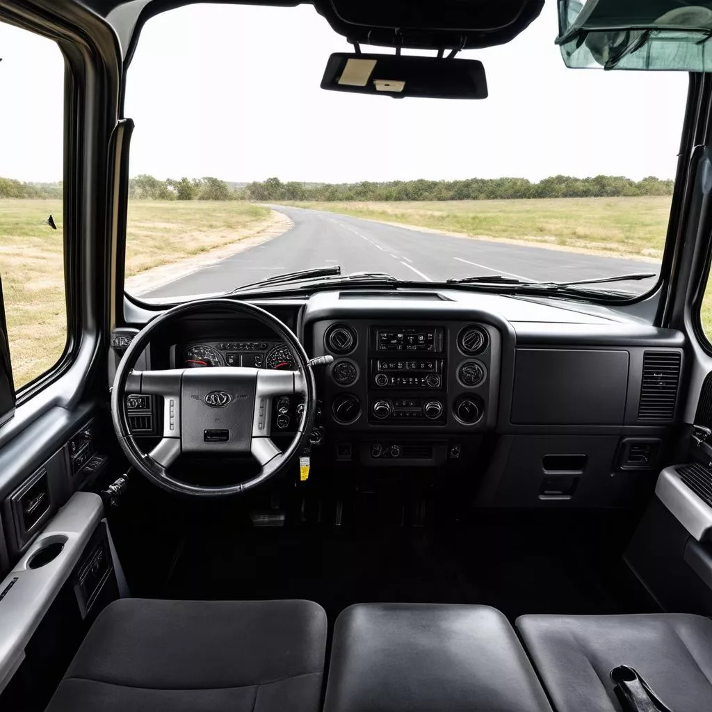 Interior of a 7.2 Ton Faaa Truck