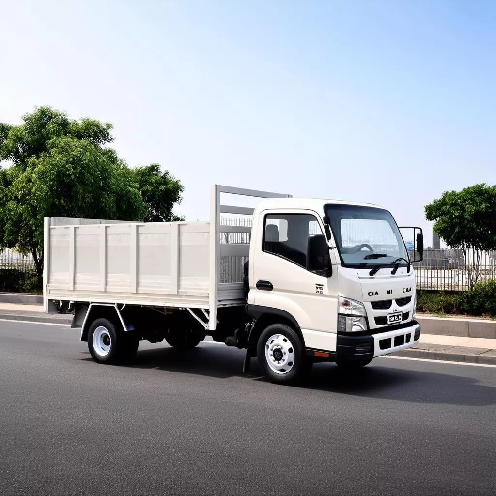 xe tải fuso canter 6.5 thùng lửng