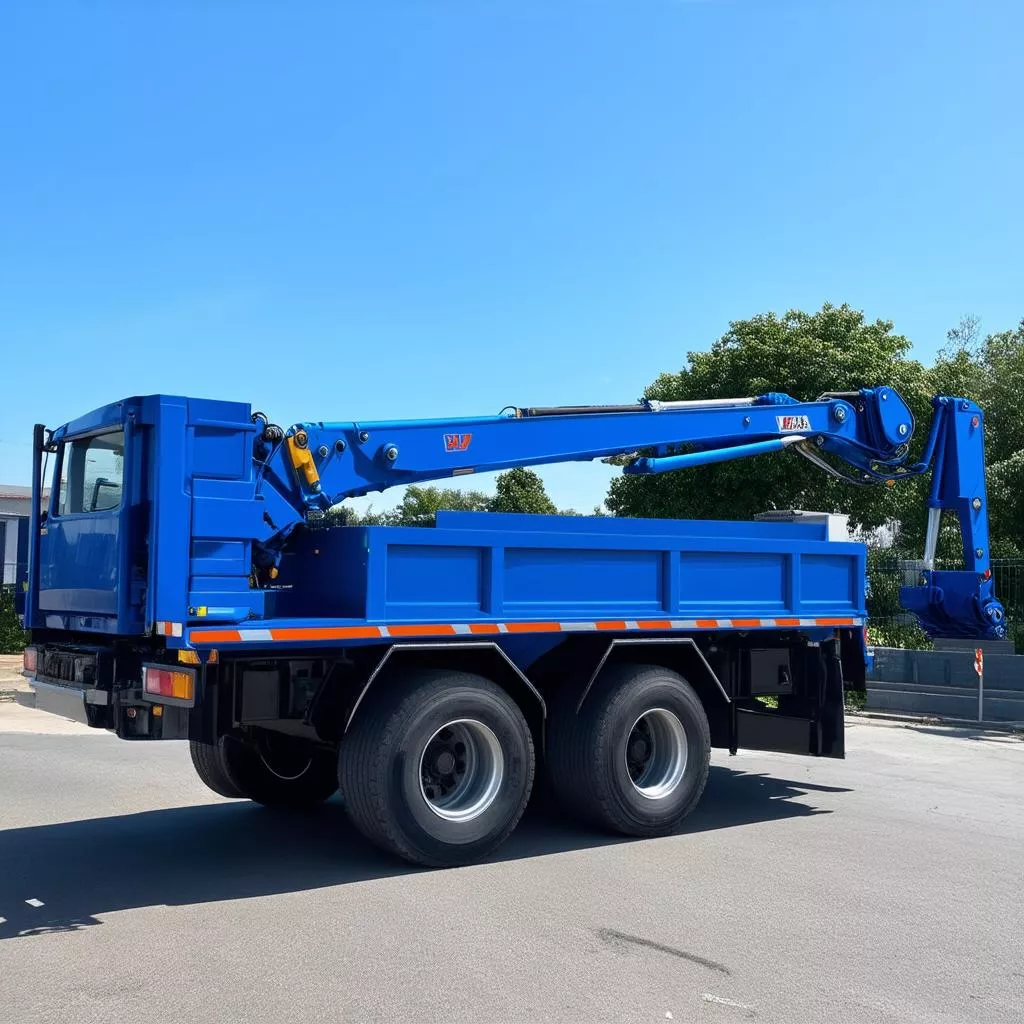 5-ton truck-mounted crane